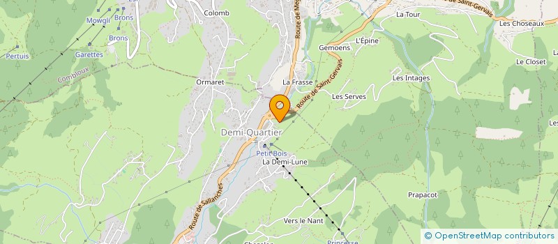 localisation de l'entreprise MONSIEUR FELIX REY  DEMI-QUARTIER