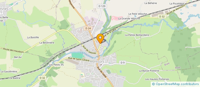 localisation de l'entreprise MONSIEUR FELIX ROCHARD à EVRON