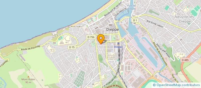 localisation de l'entreprise MONSIEUR FELIX ROGER à DIEPPE