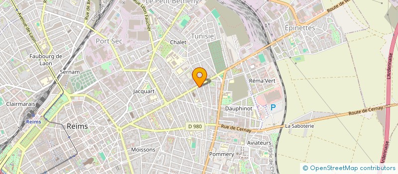 localisation de l'entreprise MONSIEUR FELIX ROUDAUT  REIMS