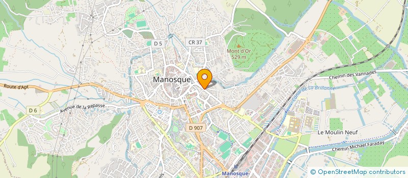 localisation de l'entreprise MONSIEUR FELIX ROUDET à MANOSQUE