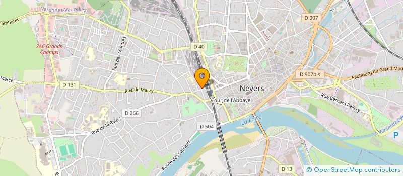 localisation de l'entreprise MONSIEUR FELIX ROUDIER à NEVERS