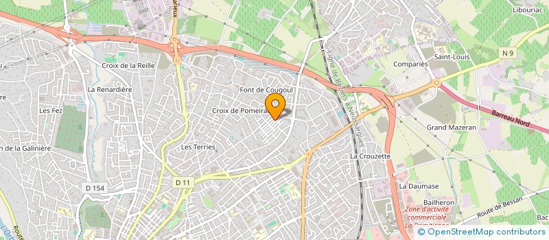localisation de l'entreprise MONSIEUR FELIX ROUSSELET à BEZIERS