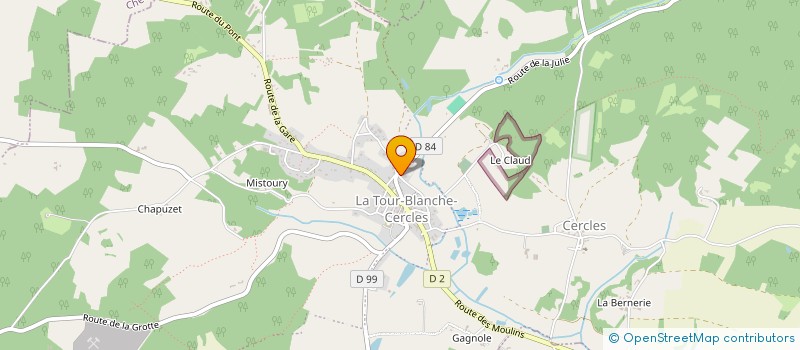 localisation de l'entreprise MONSIEUR FELIX RUIZ ALVAREZ  LA TOUR-BLANCHE-CERCLES