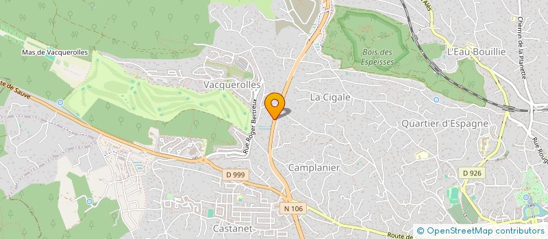 localisation de l'entreprise MONSIEUR FELIX SABATIER  NIMES