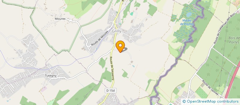 localisation de l'entreprise MONSIEUR FELIX SAGE  GRILLY