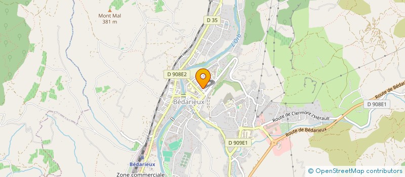 localisation de l'entreprise MONSIEUR FELIX SOLES  BEDARIEUX