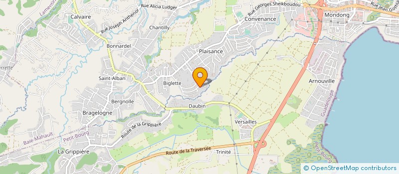 localisation de l'entreprise MONSIEUR FELIX SORANON  BAIE-MAHAULT