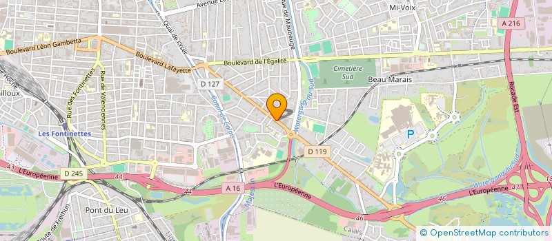 localisation de l'entreprise MONSIEUR FELIX TALPAERT  CALAIS