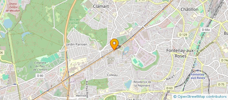 localisation de l'entreprise MONSIEUR FELIX TCHOUA à CLAMART