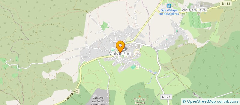 localisation de l'entreprise MONSIEUR FELIX TERRIEN  VIOLS-LE-FORT