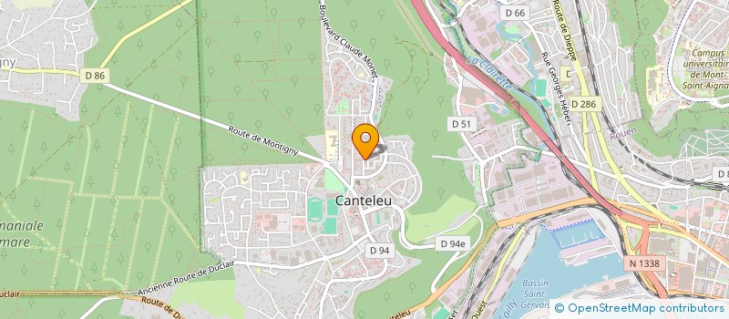 localisation de l'entreprise MONSIEUR FELIX THERIN  CANTELEU