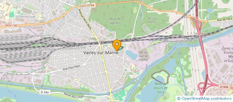 localisation de l'entreprise MONSIEUR FELIX THOMAS  VAIRES-SUR-MARNE