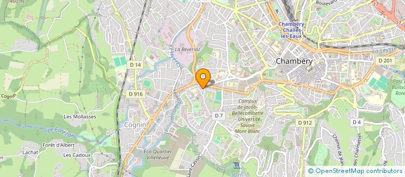 localisation de l'entreprise MONSIEUR FELIX VINCENT  CHAMBERY