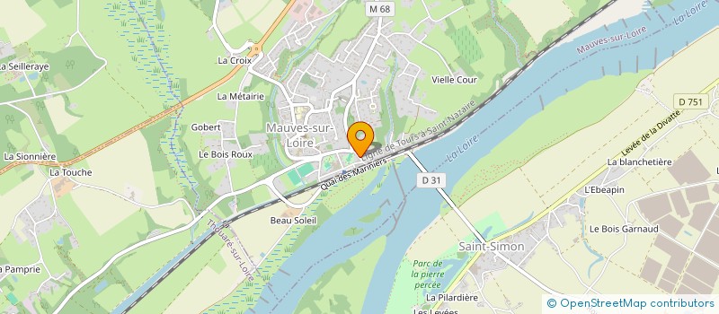 localisation de l'entreprise MONSIEUR FELIX VIVIER  MAUVES-SUR-LOIRE