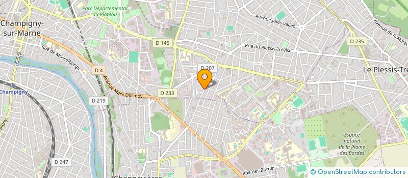 localisation de l'entreprise MONSIEUR FELIZARDO DE JESUS CUSTODIO à CHAMPIGNY-SUR-MARNE