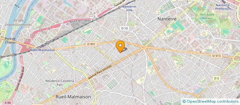 localisation de l'entreprise MONSIEUR FELLY BOLUWA WAWINA  NANTERRE