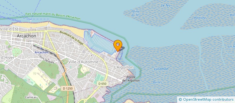 localisation de l'entreprise MONSIEUR FENETRE DU BASSIN à ARCACHON