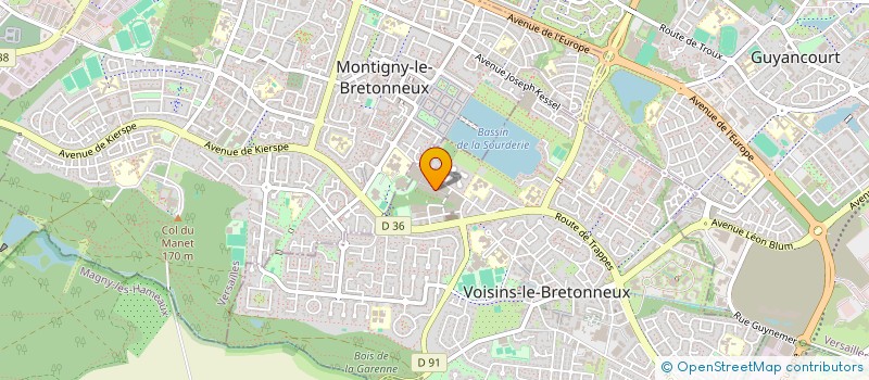 localisation de l'entreprise MONSIEUR FENGCHAO GUO  VOISINS-LE-BRETONNEUX