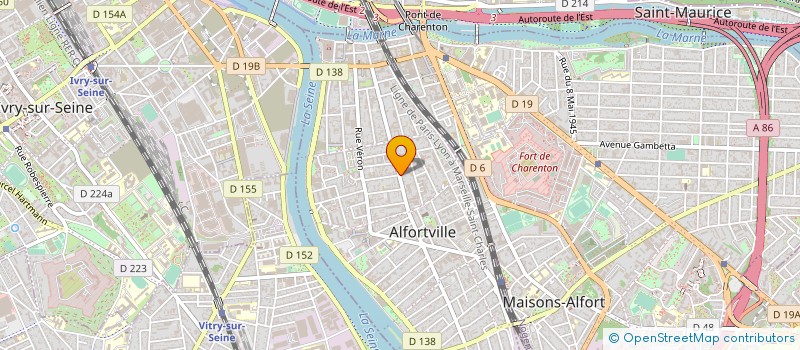 localisation de l'entreprise MONSIEUR FENGTIAN ZHAN  ALFORTVILLE