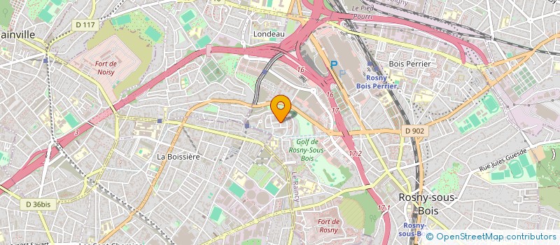localisation de l'entreprise MONSIEUR FENIL PAREKH à ROSNY-SOUS-BOIS