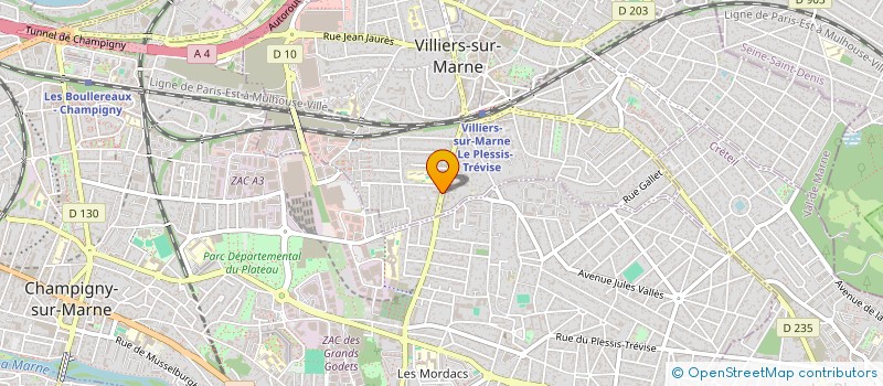 localisation de l'entreprise MONSIEUR FENONANDRIANINA RAMANDIAMANANA  VILLIERS-SUR-MARNE