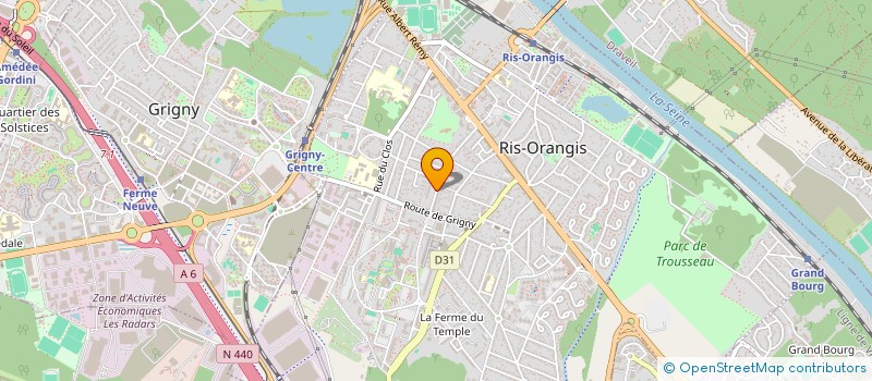 localisation de l'entreprise MONSIEUR FENOSOA RAKOTONDRAFERA à RIS-ORANGIS
