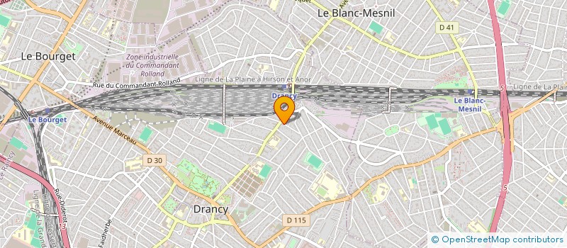 localisation de l'entreprise MONSIEUR FEODOSIE PRINZA à DRANCY