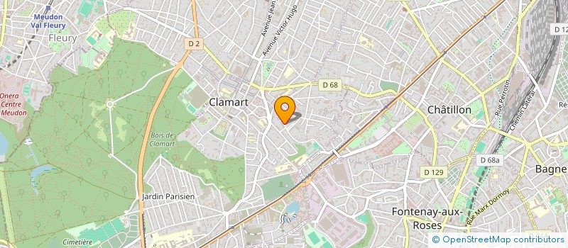 localisation de l'entreprise MONSIEUR FERAN LOZAK à CLAMART