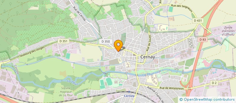 localisation de l'entreprise MONSIEUR FERAS ABOU KHAIR  CERNAY