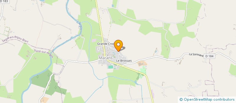 localisation de l'entreprise MONSIEUR FERAS ZIDAN  SEGRE-EN-ANJOU BLEU