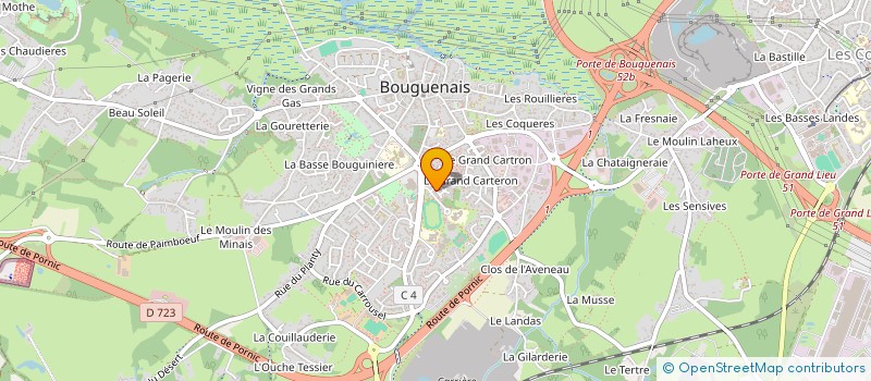 localisation de l'entreprise MONSIEUR FERAT ARSLAN  BOUGUENAIS