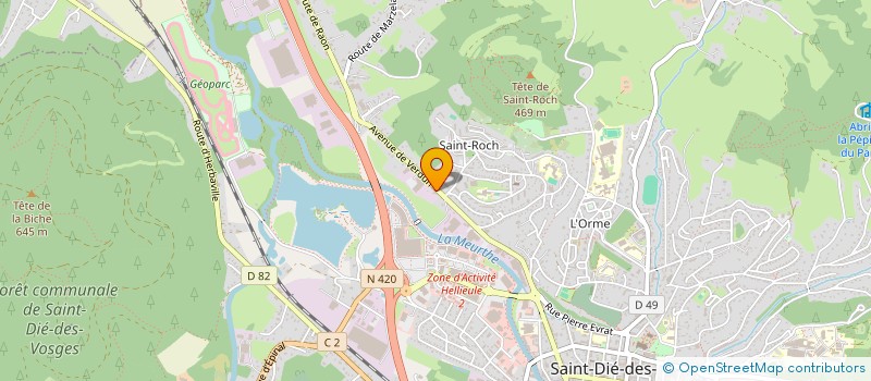 localisation de l'entreprise MONSIEUR FERAT SAHIN  SAINT-DIE-DES-VOSGES