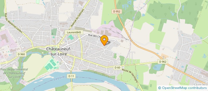 localisation de l'entreprise MONSIEUR FERDI AKTAS  CHATEAUNEUF-SUR-LOIRE