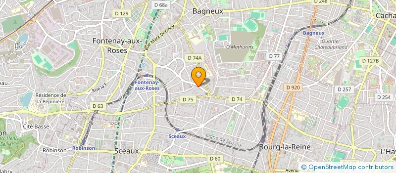 localisation de l'entreprise MONSIEUR FERDI SIMIC à FONTENAY-AUX-ROSES