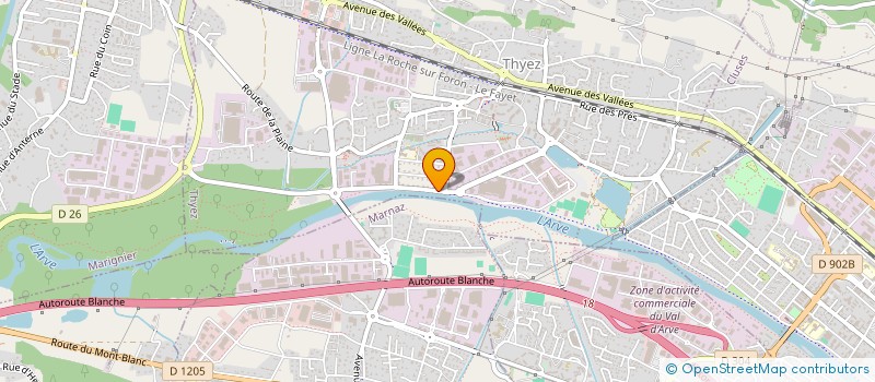 localisation de l'entreprise MONSIEUR FERDI TOPCU  THYEZ