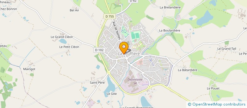 localisation de l'entreprise MONSIEUR FERDINAND ALBERT  LA BRUFFIERE