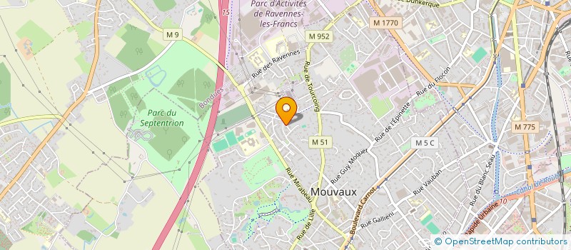 localisation de l'entreprise MONSIEUR FERDINAND AMORISON à MOUVAUX
