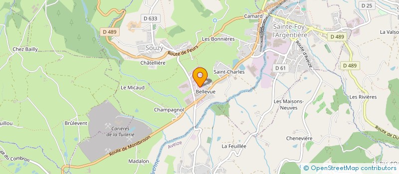 localisation de l'entreprise MONSIEUR FERDINAND ANON  SAINT-BONNET-DES-QUARTS