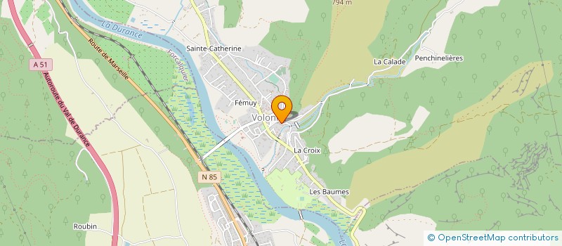 localisation de l'entreprise MONSIEUR FERDINAND BODZONGA  VOLONNE