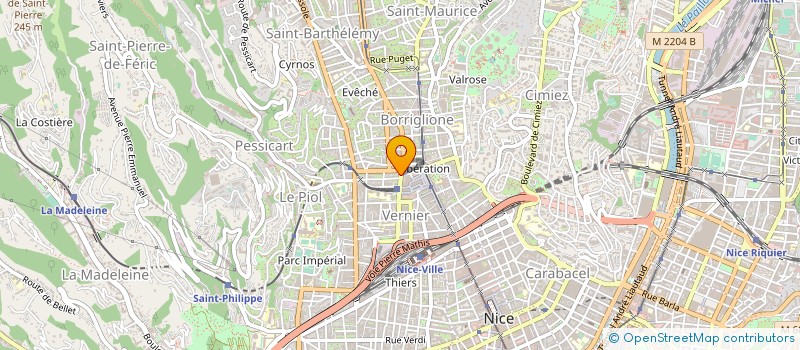 localisation de l'entreprise MONSIEUR FERDINAND BRIX à NICE