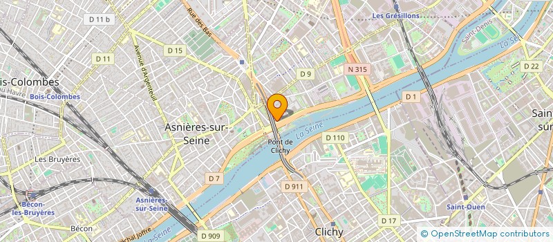 localisation de l'entreprise MONSIEUR FERDINAND DACOSTA  ASNIERES-SUR-SEINE