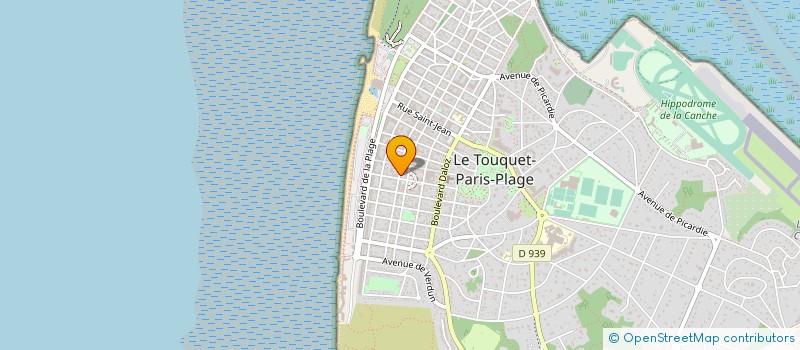 localisation de l'entreprise MONSIEUR FERDINAND DUPONT à LE TOUQUET-PARIS-PLAGE