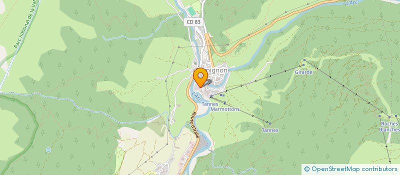 localisation de l'entreprise MONSIEUR FERDINAND ELBAKDORY  VAL-CENIS