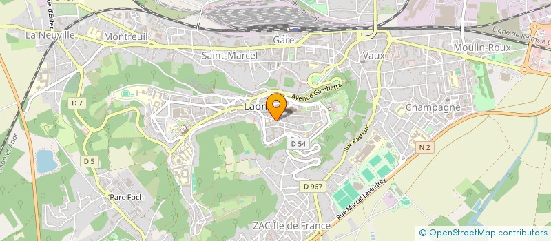 localisation de l'entreprise MONSIEUR FERDINAND FERRARA à LAON