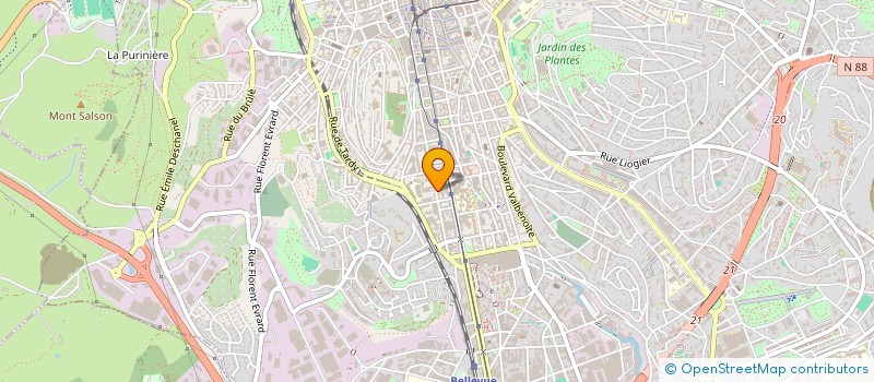 localisation de l'entreprise MONSIEUR FERDINAND FONS  SAINT-ETIENNE