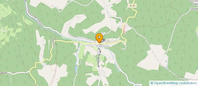 localisation de l'entreprise MONSIEUR FERDINAND GBAMI  LE BUISSON-DE-CADOUIN