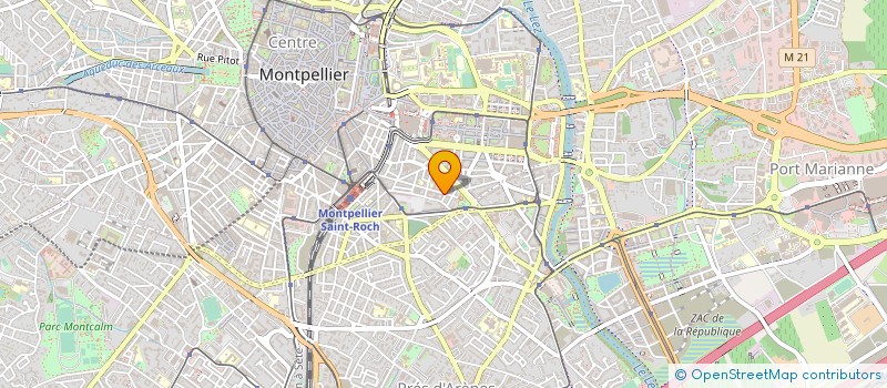localisation de l'entreprise MONSIEUR FERDINAND GUILLIN à MONTPELLIER