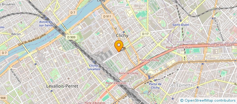 localisation de l'entreprise MONSIEUR FERDINAND HUET à CLICHY