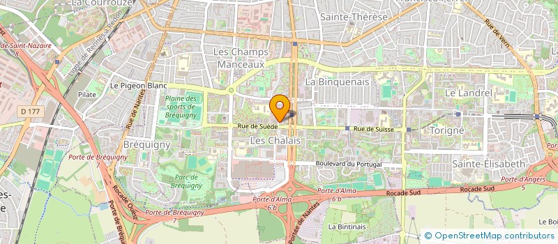 localisation de l'entreprise MONSIEUR FERDINAND KIMOUESSA  RENNES